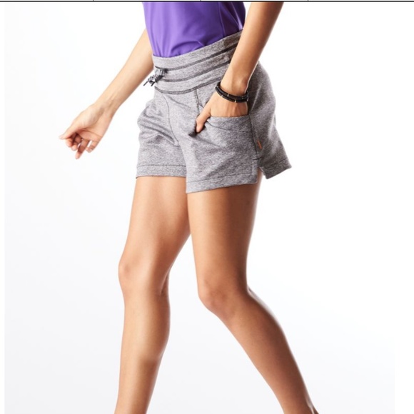 NWT Lucy Activewear Full Potential Black Heather Shorts - Picture 4 of 12